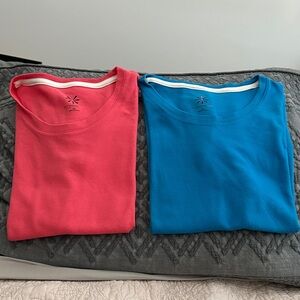 Isaac Mizrahi Live Two Pima T-Shirts